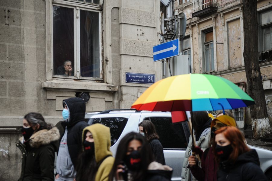 აქცია მარში მშობელი სექსუალური განათლება